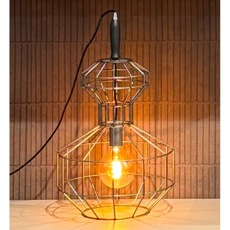 Lampada Gabbia Ferro