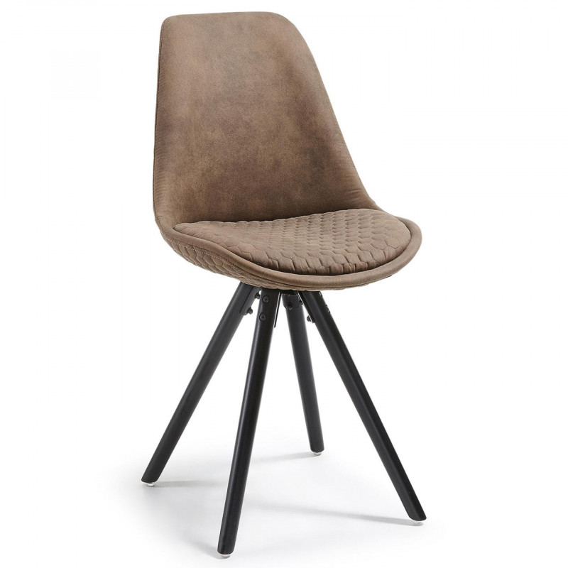 Ralf Sedia legno nero...