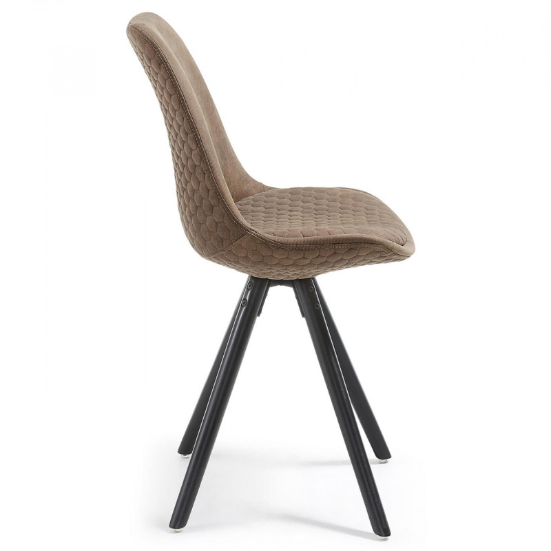 Ralf Sedia legno nero...