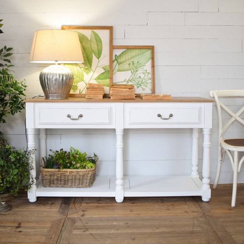 Consolle classic white