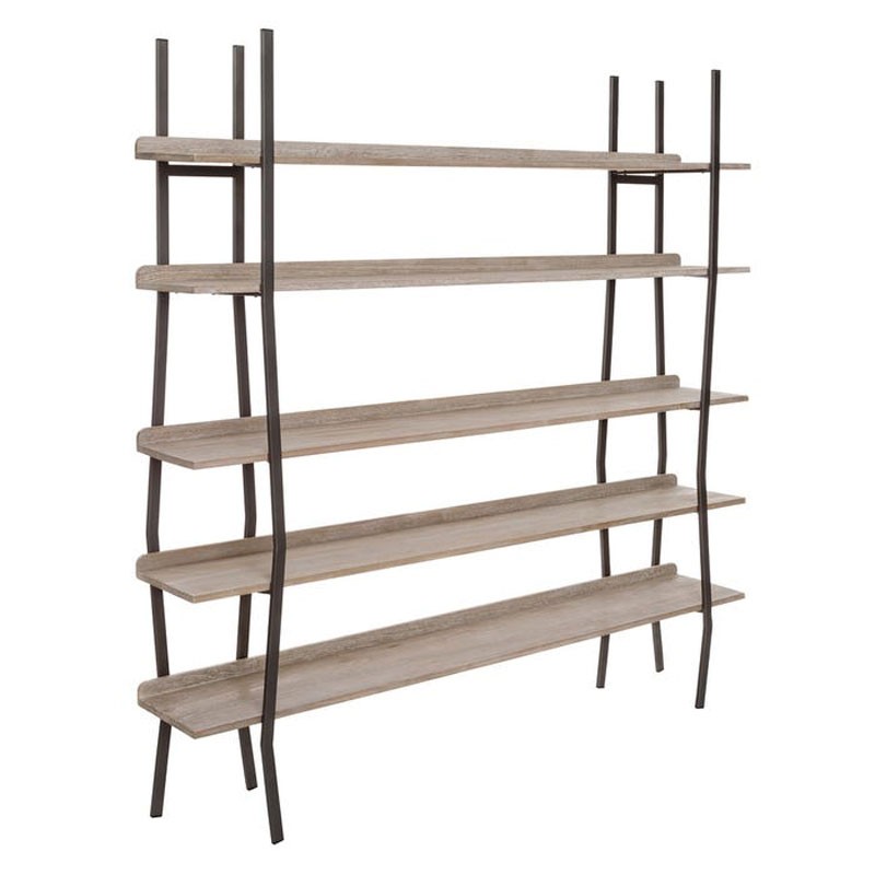 Scaffalatura naturale-nero